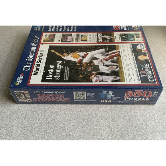 Boston Red Sox Puzzle 550 Piece World Series 6 Boston Strongest NOS Sealed - Picture 7 of 9